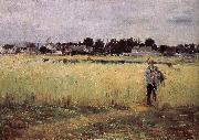 Berthe Morisot Cornfield France oil painting artist